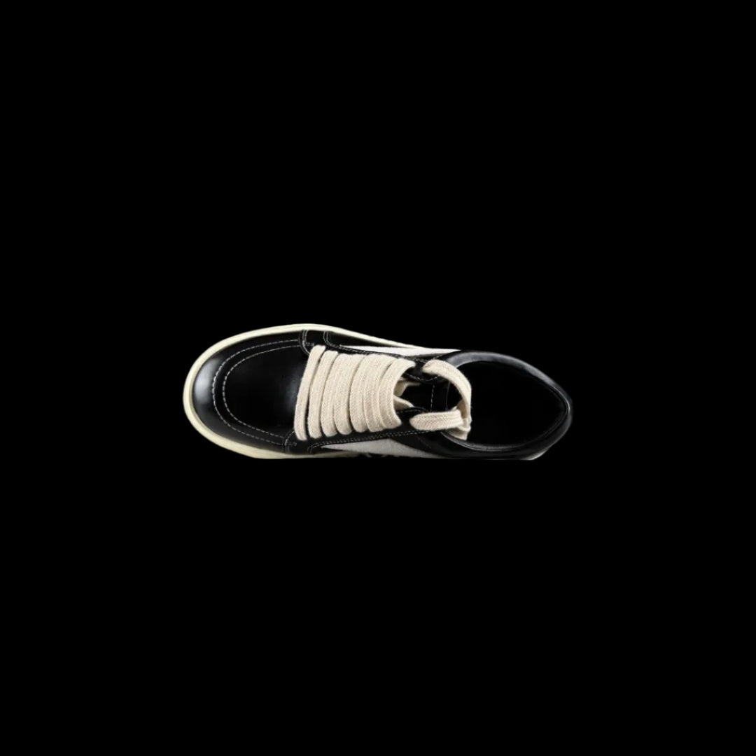 Rick Owens Geobaskets luxury high-top sneakers with oversized detailing