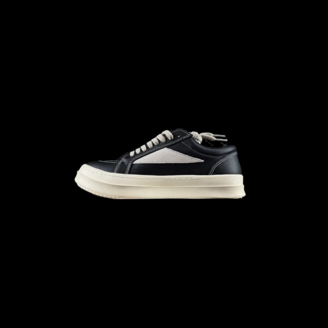 Luxury Geobasket High-Top Sneakers side view showcasing premium materials and bold design.