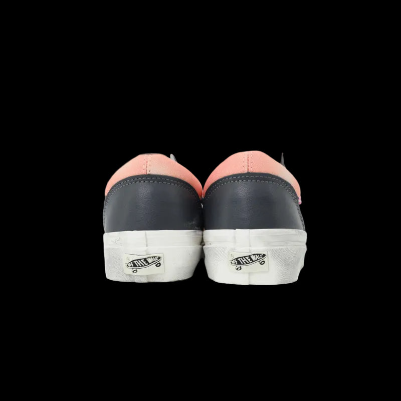 Sat0shi N4kam0to x V4ns33 Premium Limited Edition Sneakers in pink and navy design.