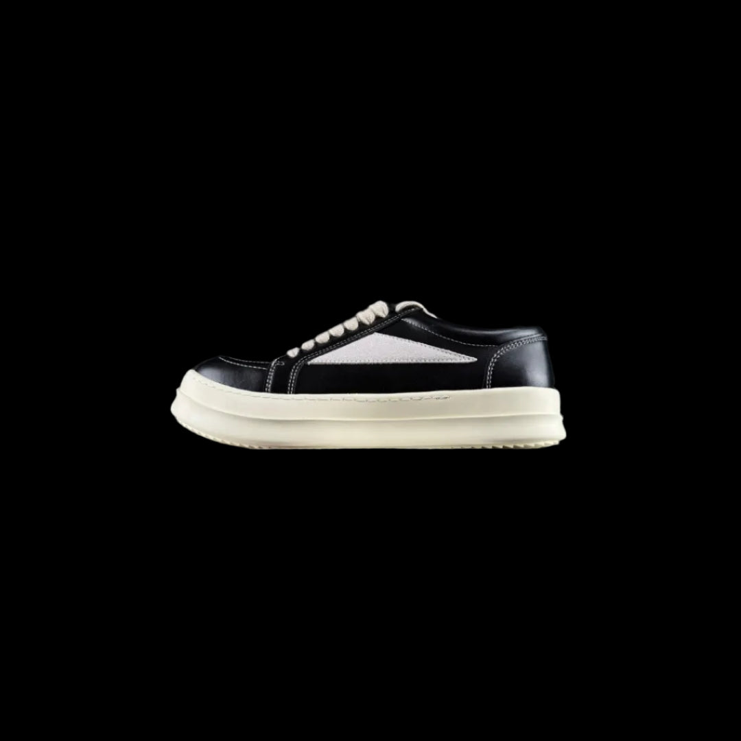 Rick Owens Geobaskets luxury high-top sneakers with oversized detailing