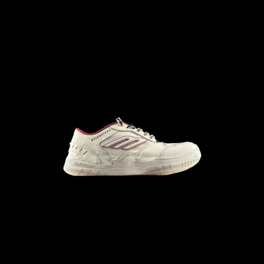 Hamptons Contemporary Sneakers in a clean, white design with distinctive side detailing, perfect for streetwear styling.