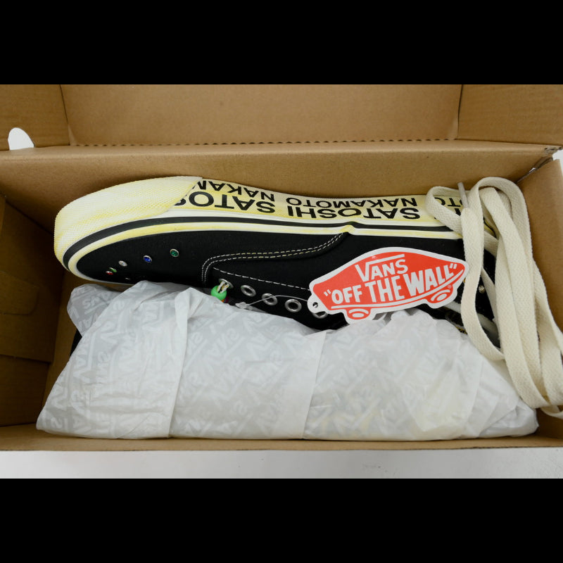 Satoshi Nakamoto x Vans sneaker bold modern skate design