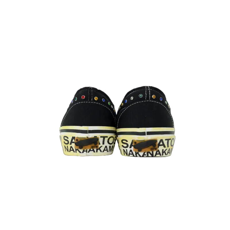 Satoshi Nakamoto x Vans sneaker bold modern skate design