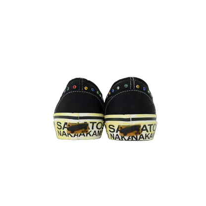 Satoshi Nakamoto x Vans sneaker bold modern skate design