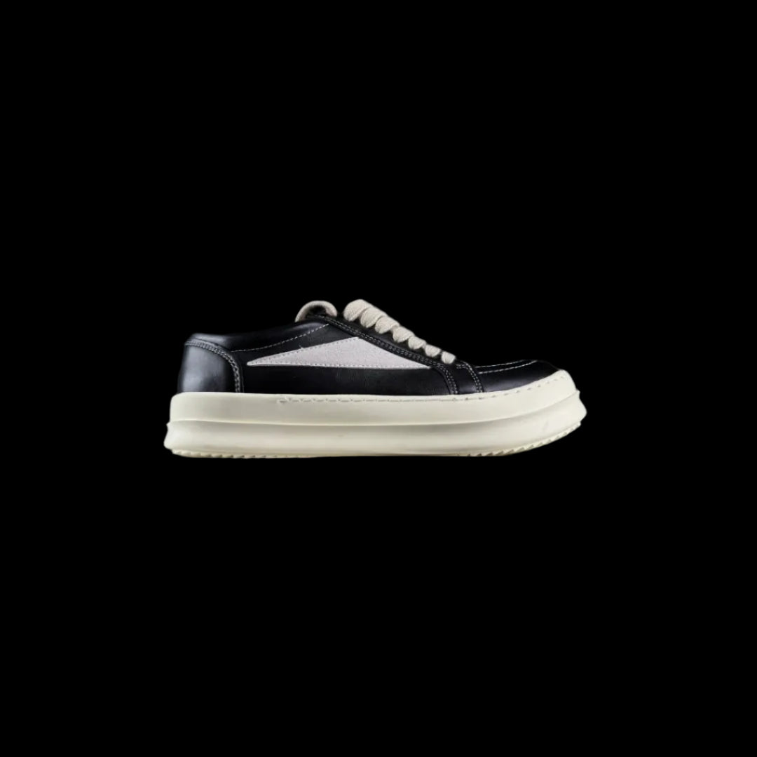 Rick Owens Geobaskets luxury high-top sneakers with oversized detailing