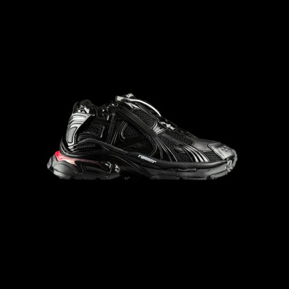 Balenciaga Runners Sneakers in black with bold design and premium construction for luxury streetwear.