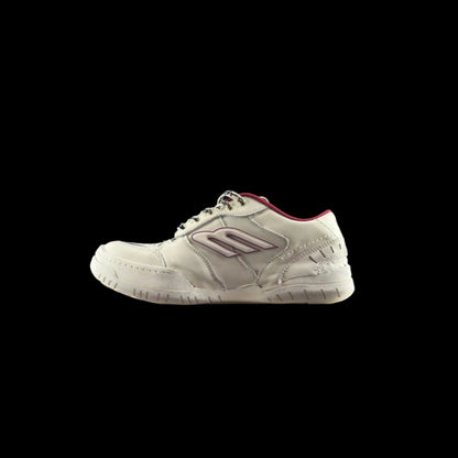 Hamptons Contemporary Sneakers in a clean, white design with distinctive side detailing, perfect for streetwear styling.