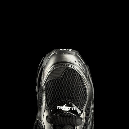 Balenciaga Runners Sneakers in black with bold design and premium construction for luxury streetwear.