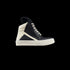 Oversized High-Top Sneakers in black and white with bold high-top silhouette and signature oversized detailing.