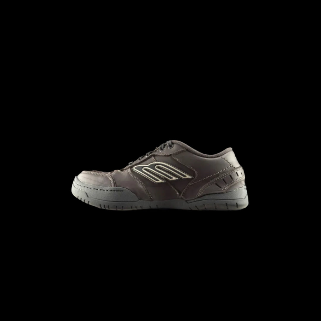 Contemporary Hamptons Sneakers in dark brown, showcasing a modern everyday style with a sleek design.