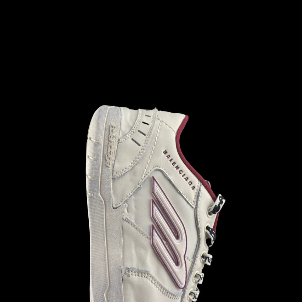 Hamptons Contemporary Sneakers in a clean, white design with distinctive side detailing, perfect for streetwear styling.