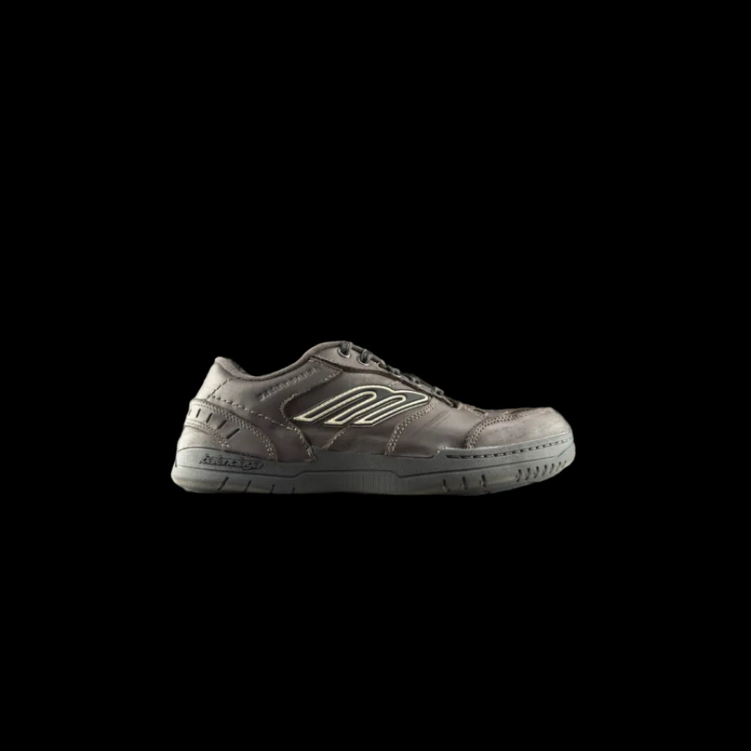 Contemporary Hamptons Sneakers in dark brown, showcasing a modern everyday style with a sleek design.