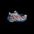 Layered Balenciaga Runners in silver, red, and blue with premium design and bold aesthetic.